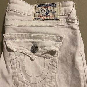 White True Religion Jeans, size 27